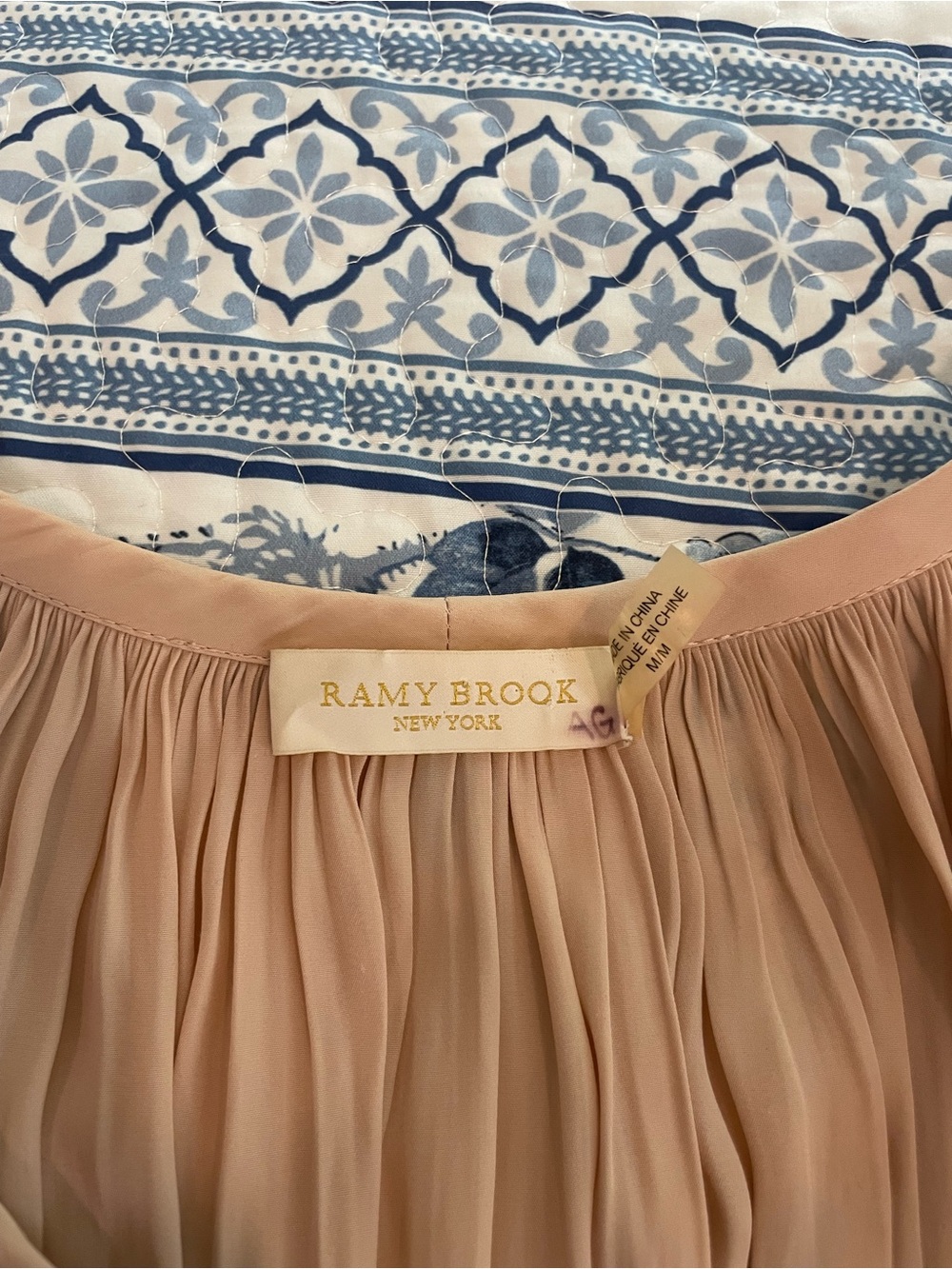 Ramy Brook Blush Pink Long-Sleeve Mini Dress - Picture 7 of 8